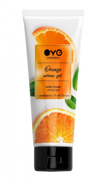 Лубрикант на водной основе OYO Aroma Gel Orange с ароматом апельсина - 75 мл. - OYO - купить с доставкой в Невинномысске