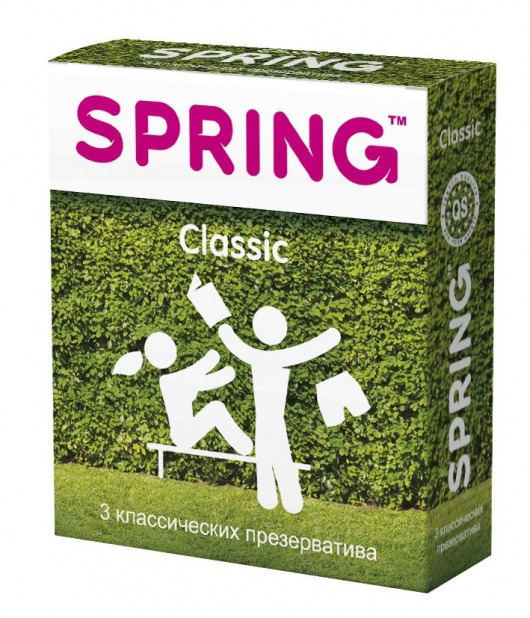 Классические презервативы SPRING CLASSIC - 3 шт. - SPRING - купить с доставкой в Невинномысске