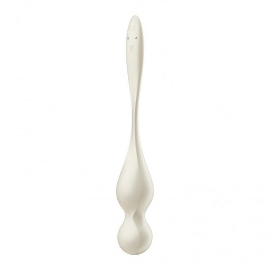 Белые вагинальные шарики Love Birds 1 - Satisfyer