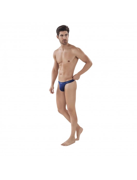 Темно-синие мужские трусы-тонги Venture Thong - Clever Masculine Underwear купить с доставкой