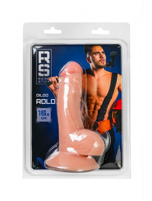 Телесный фаллоимитатор Rolo - 17 см. - ToyFa