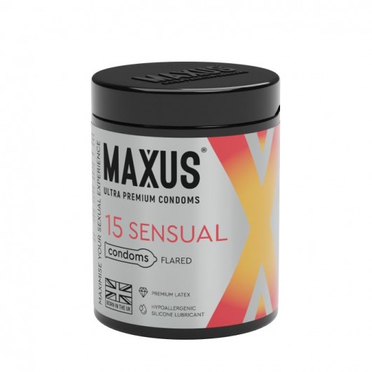 Анатомические презервативы MAXUS Sensual - 15 шт. - Maxus - купить с доставкой в Невинномысске