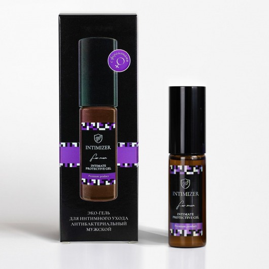 Мужской антибактериальный эко-гель для интимного ухода Intimizer - 20 мл. - Intimizer - купить с доставкой в Невинномысске