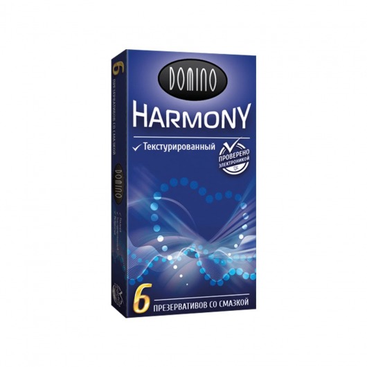 Текстурированные презервативы Domino Harmony - 6 шт. - Domino - купить с доставкой в Невинномысске