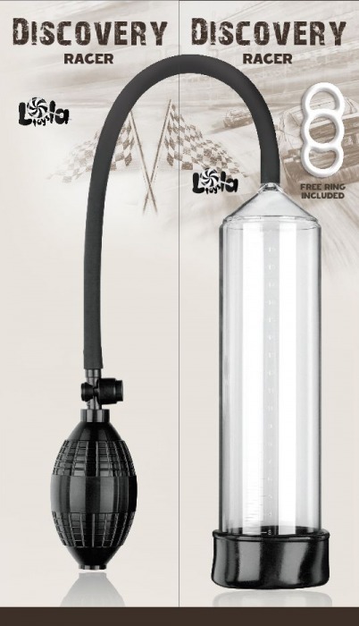 Вакуумная помпа Discovery Racer Clear - Lola Games - в Невинномысске купить с доставкой