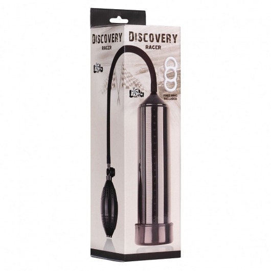 Черная вакуумная помпа Discovery Racer Сharcoal - Lola Games - в Невинномысске купить с доставкой