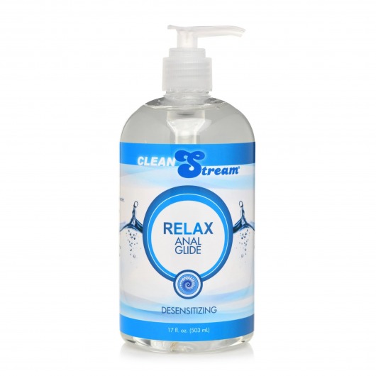 Анальный лубрикант на водной основе Relax Desensitizing Anal Lube - 503 мл. - XR Brands - купить с доставкой в Невинномысске