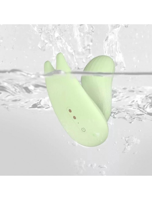 Зеленый вибратор Magic Motion Umi - 9,5 см. - Magic Motion