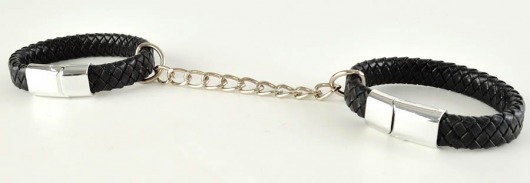 Черные наручники среднего размера «Вояж» - Sitabella - купить с доставкой в Невинномысске