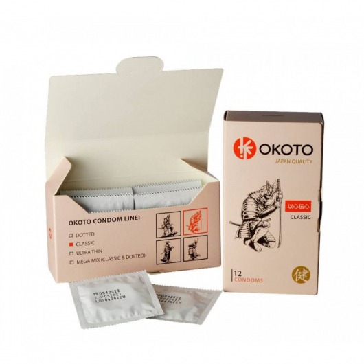 Презервативы OKOTO Classic - 12 шт. - Sitabella - купить с доставкой в Невинномысске