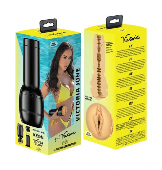 Мастурбатор-вагина FeelVictoria Stroker - Kiiroo - в Невинномысске купить с доставкой