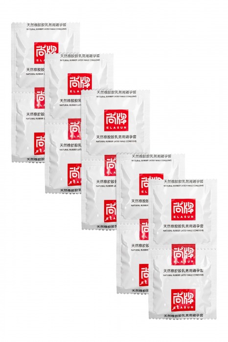 Презервативы с точками и ребрами Elasun Ribbed and Dotted - 10 шт. - Elasun - купить с доставкой в Невинномысске