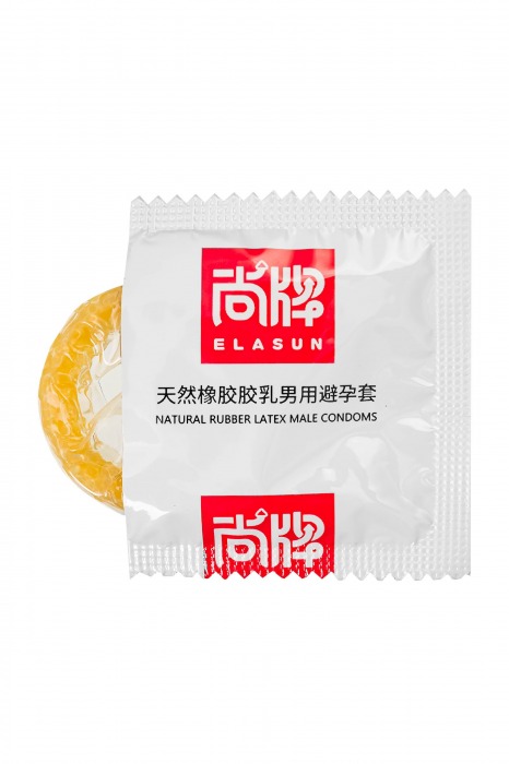 Презервативы с точками и ребрами Elasun Ribbed and Dotted - 10 шт. - Elasun - купить с доставкой в Невинномысске