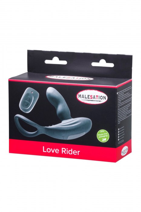 Стимулятор простаты с эрекционным кольцом Love Rider - MALESATION - в Невинномысске купить с доставкой
