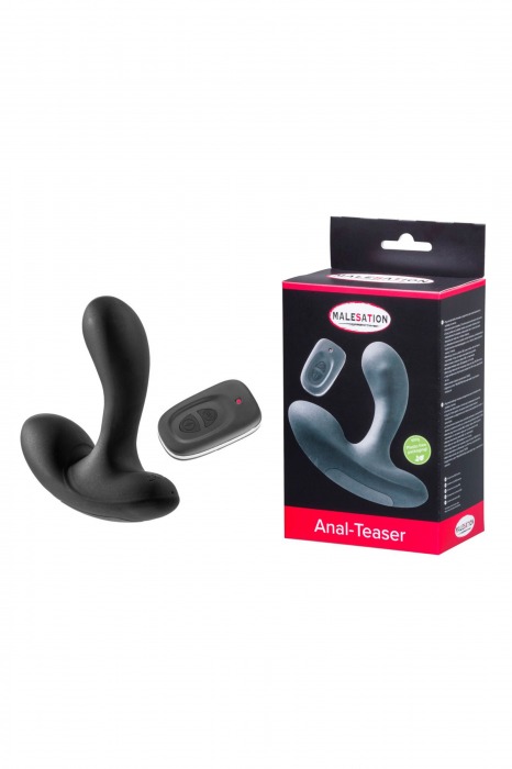 Черный стимулятор простаты Anal-Teaser - MALESATION - в Невинномысске купить с доставкой
