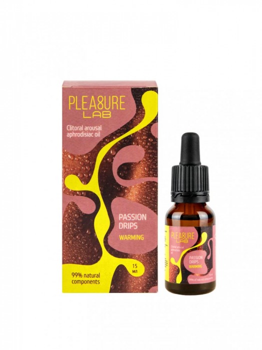 Капли с согревающим эффектом Passion Drips Warming - 15 мл. - Pleasure Lab - купить с доставкой в Невинномысске