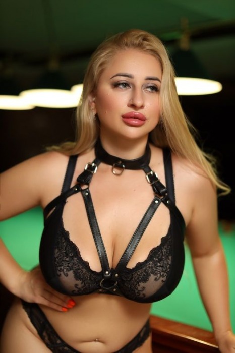 Черная кожаная сбруя с ошейником plus size из нежной кожи - БДСМ Арсенал - купить с доставкой в Невинномысске