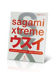 Ультратонкий презерватив Sagami Xtreme SUPERTHIN - 1 шт. - Sagami - купить с доставкой в Невинномысске