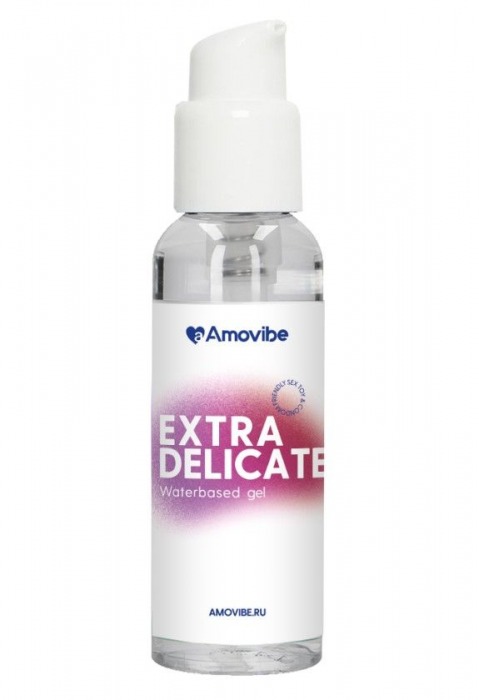 Гель на водной основе Amovibe Extra Delicate - 100 мл. - Amovibe - купить с доставкой в Невинномысске