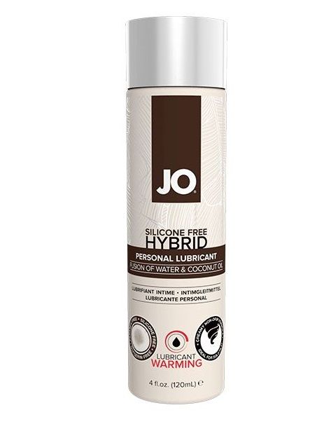 Водно-масляный лубрикант с разогревающим эффектом Hybrid Lubricant WARMING - 120 мл. - System JO - купить с доставкой в Невинномысске
