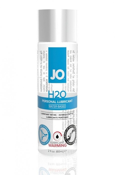 Возбуждающий лубрикант на водной основе JO Personal Lubricant H2O Warming - 60 мл. - System JO - купить с доставкой в Невинномысске