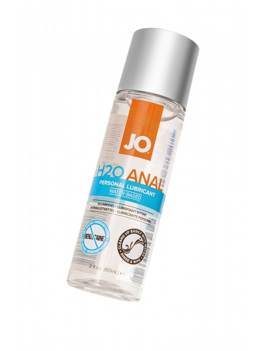 Анальный лубрикант на водной основе JO Anal H2O - 60 мл. - System JO - купить с доставкой в Невинномысске