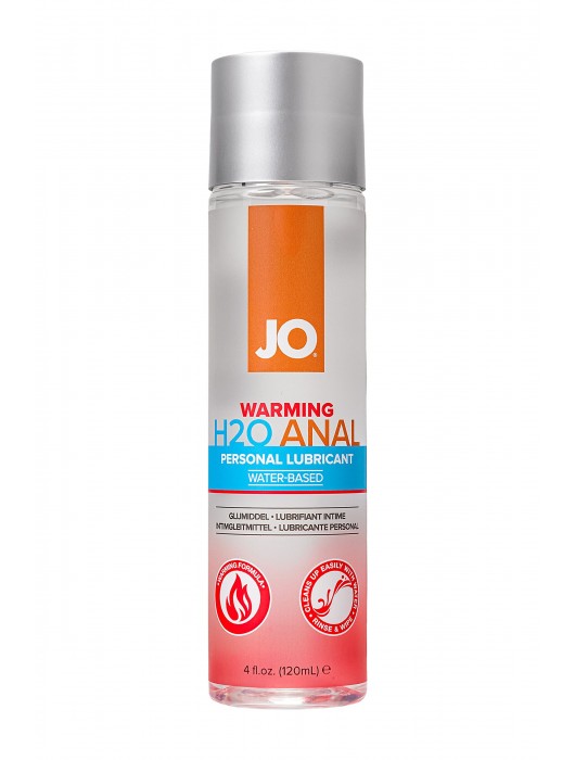Анальный согревающий лубрикант на водной основе JO Anal H2O Warming - 120 мл. - System JO - купить с доставкой в Невинномысске