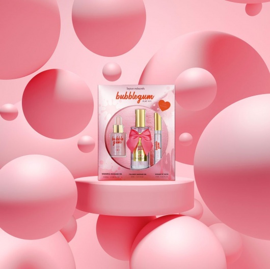 Набор средств для массажа и ласк Bubblegum Play Kit - Bijoux Indiscrets - купить с доставкой в Невинномысске