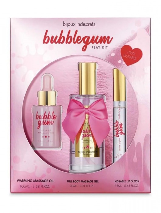 Набор средств для массажа и ласк Bubblegum Play Kit - Bijoux Indiscrets - купить с доставкой в Невинномысске