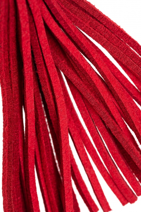 Зажимы на соски «Вилки» с красными кисточками из замши - Pecado - купить с доставкой в Невинномысске