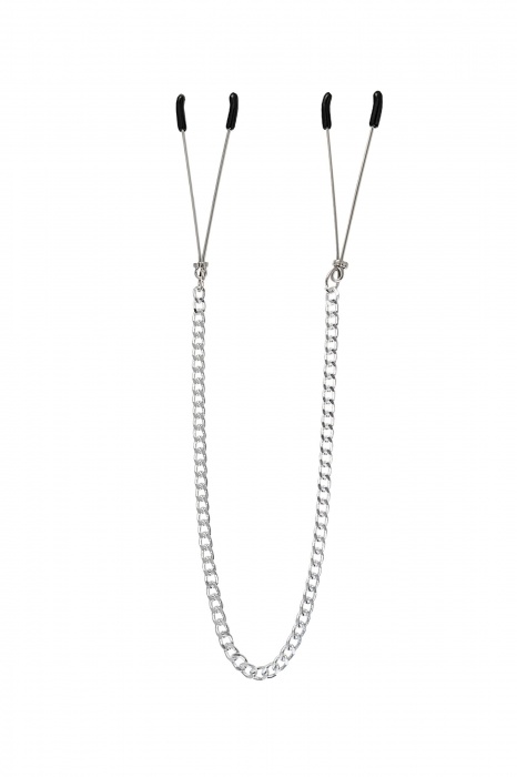 Зажимы на соски «Вилки» на цепочке - Pecado - купить с доставкой в Невинномысске