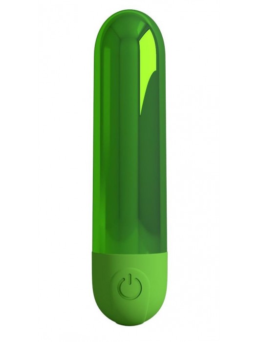 Зеленая перезаряжаемая вибропуля Kiwi - Baile