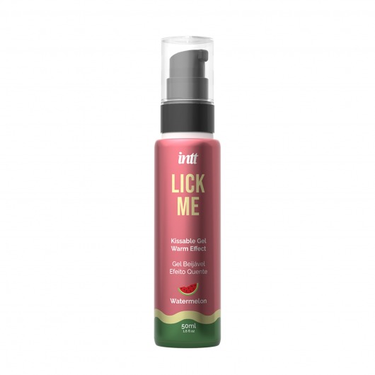 Гель Lick Me с согревающим эффектом и ароматом арбуза - 50 мл. - INTT - купить с доставкой в Невинномысске