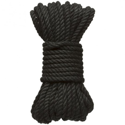 Черная верёвка для связывания и фиксации Bind Tie - 9,14 м. - Doc Johnson - купить с доставкой в Невинномысске