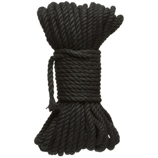 Черная верёвка для связывания и фиксации Bind Tie - 15,24 м. - Doc Johnson - купить с доставкой в Невинномысске