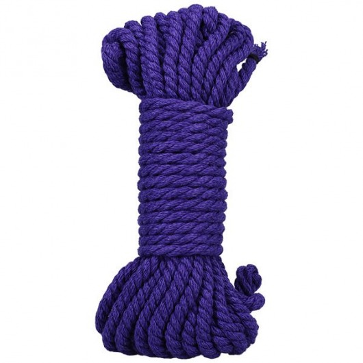 Фиолетовая верёвка для связывания и фиксации Bind Tie - 9,14 м. - Doc Johnson - купить с доставкой в Невинномысске