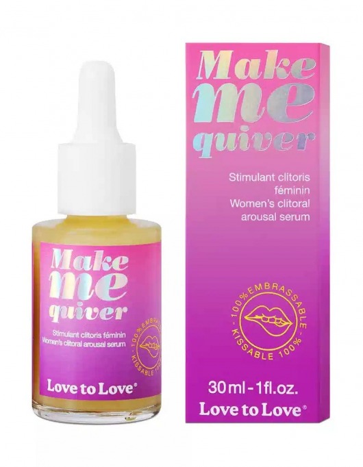 Возбуждающие капли для клитора Make Me Quiver - 30 мл. - Love to Love - купить с доставкой в Невинномысске