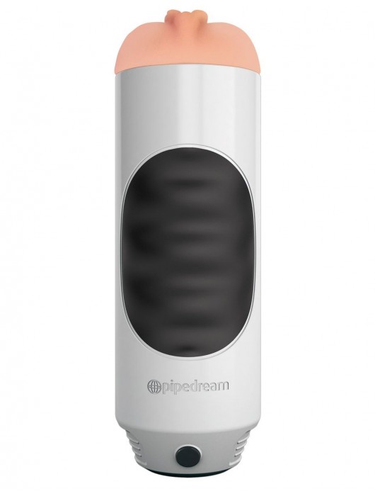 Мастурбатор-вагина Extreme Toyz Mega Grip Vibrating Stroker Mouth - Pipedream - в Невинномысске купить с доставкой