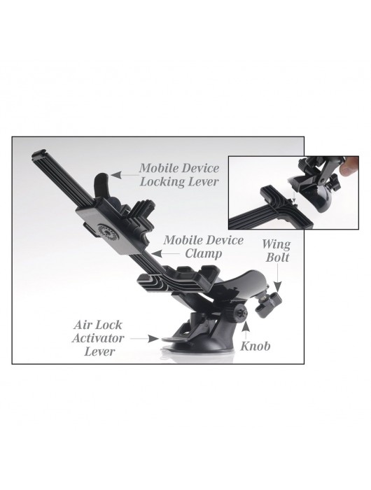 Перезаряжаемый мастурбатор-вагина с держателем для мобильных устройств Extreme Toyz Me - Pipedream - в Невинномысске купить с доставкой