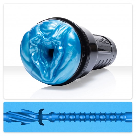 Мастурбатор-вагина Fleshlight Freaks Alien Blue Metallic - Fleshlight - в Невинномысске купить с доставкой
