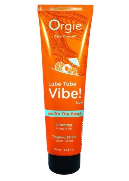 Гель с эффектом вибрации Lube Tube Vibe Low Sex On The Beach - 100 мл. - ORGIE - купить с доставкой в Невинномысске