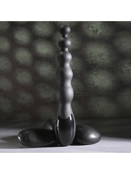 Черный анальный вибростимулятор Backdoor Baton - 24,1 см. - Zero Tolerance