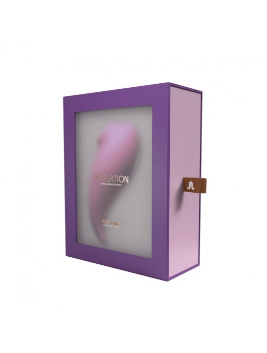 Розовый вакуумный стимулятор клитора Revelation + APP - Adrien Lastic