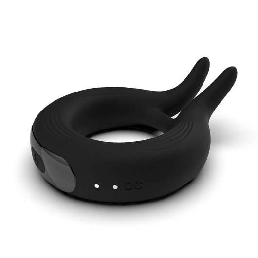 Черное эрекционное кольцо Marry Me Rechargeable Vibrating Cockring - Adrien Lastic - в Невинномысске купить с доставкой