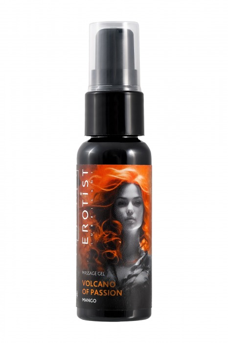 Гель с эффектом вибрации Volcano Of Passion со вкусом манго - 25 мл. - Erotist Lubricants - купить с доставкой в Невинномысске