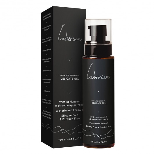 Интимный гель с экстрактами нони, нима и клубники Luberium Delicate Waterbased - 100 мл. - Luberium - купить с доставкой в Невинномысске