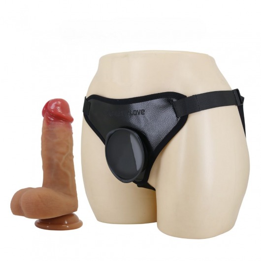 Страпон с универсальным поясом Fogg - 17,5 см. - Baile - купить с доставкой в Невинномысске