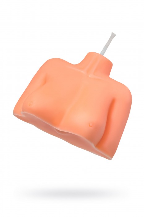 Оранжевая сувенирная свеча «Женский силуэт» - Pecado - купить с доставкой в Невинномысске