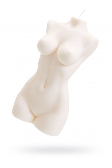Белая интерьерная свеча в форме женского торса - 850 гр. - Pecado - купить с доставкой в Невинномысске