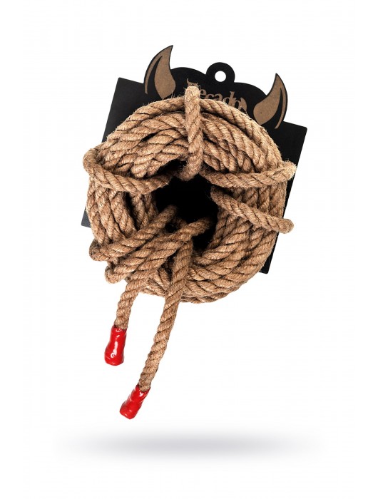 Джутовая веревка для шибари - 10 м. - Pecado - купить с доставкой в Невинномысске